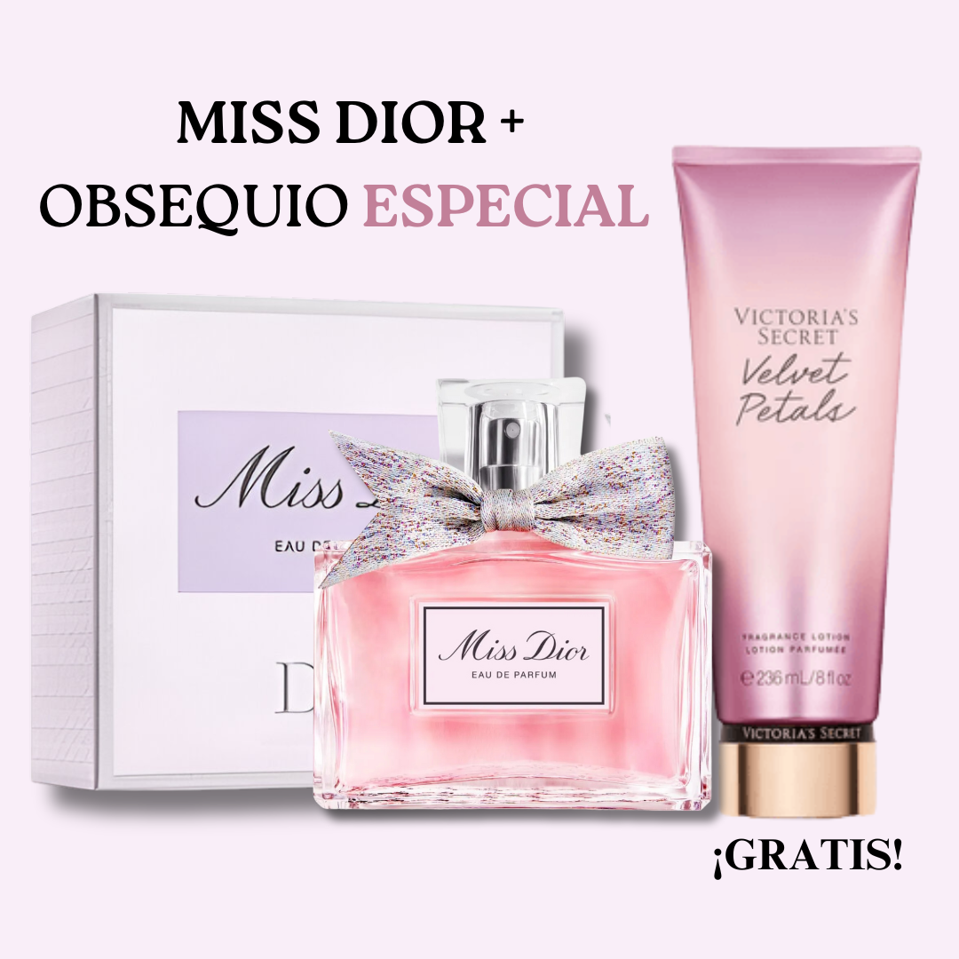 MISS DIOR EAU DE PARFUM| CAJA DE LUJO + OBSEQUIO