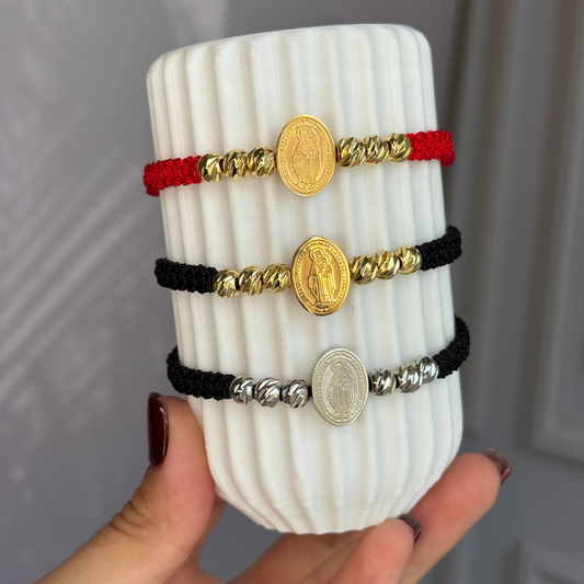 Amuleto Virgen del Carmen| Baño Oro 18K +Caja de Lujo Gratis!