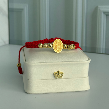 Amuleto Virgen del Carmen| Baño Oro 18K +Caja de Lujo Gratis!